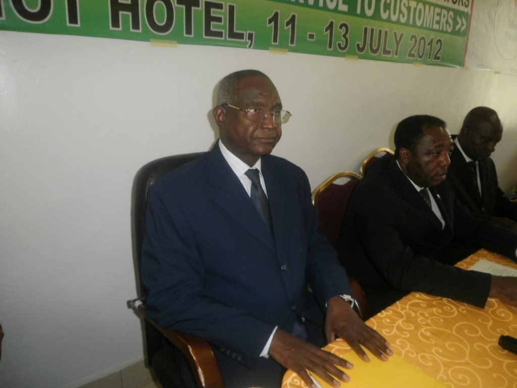 Bello Bouba Maigari, Minister of State in charge of Tourism & Leisure at the capacity building seminar in Buea