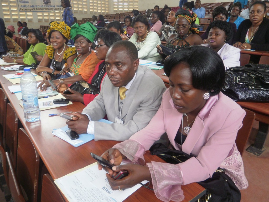 Teachers of English language & Literature at the 11th Congress of CAMELTA in UB's Amphi