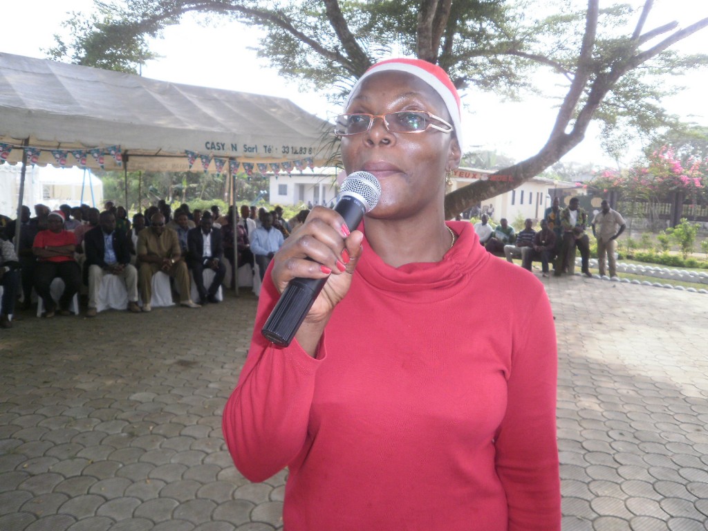 Mrs Susan Nguime Ekollo of Dibombari, successfully managed 'The Dibombari Christmas Party