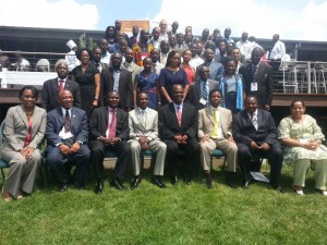 Gov't officials, ICT for Africa experts and delegates pose for a family picture  