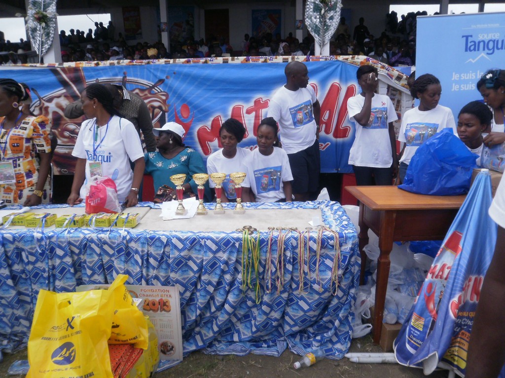 Medals, trophies and the sponsors