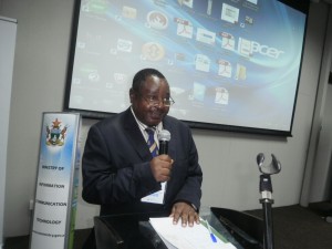 Prof. Sammy Beban Chumbow, Vice Chancellor, ICT University, Yaounde, during his Keynote Address