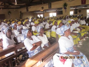 CWF and CWA members at World Day of Prayer ecumenical service