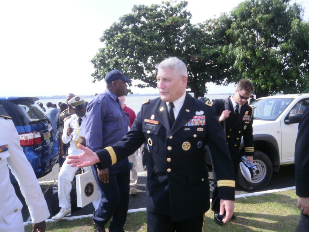 Gen Ham of USAFRICOM express joy after taking part in Obangame Express 2013