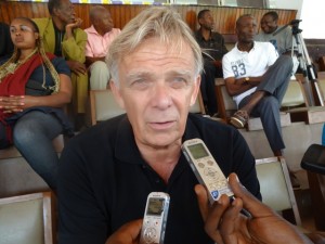 Volker Finke, Coach of the Indomitable Lions of Cameroon.