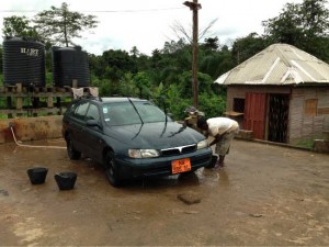 Car Wash in Mile 2 Mamfe, Cameroon