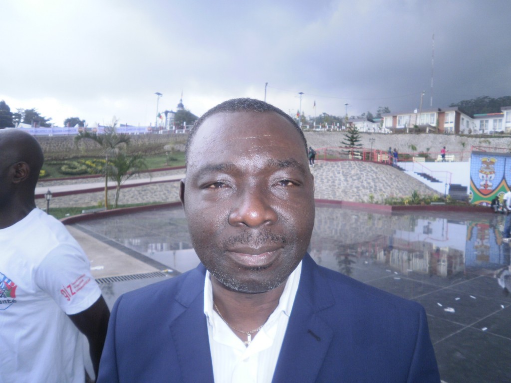 Martin Ntanjong, Mayor of Tubah Council came all the way from the Northwest Region to be part of the inaugural ceremony of the Reunification Monument in Buea