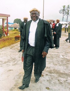 Barrister Bonu - walking out of the court room to return no more 