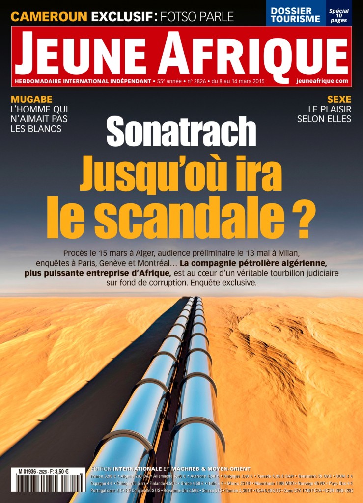 JEUNE AFRIQUE N°2826 en kiosque le 8 Mars 2015